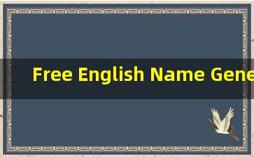 Free English Name Generator Create Unique Names in Seconds